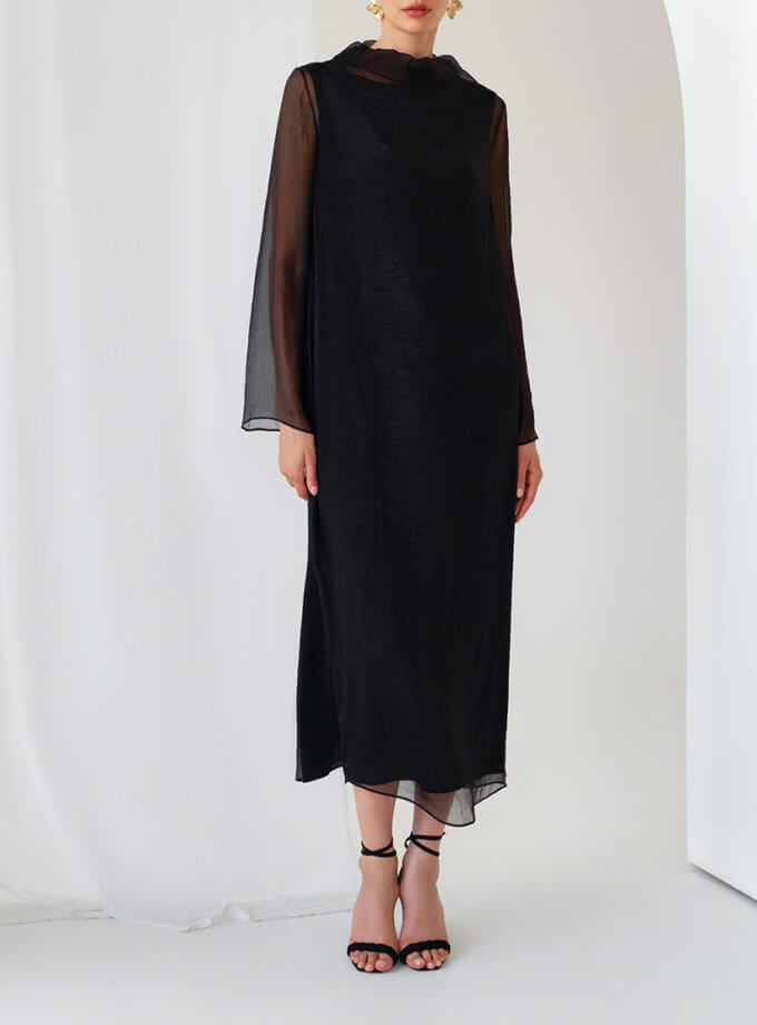 Сукня з прозорим рукавом OUN (oun_F-SS22-08)