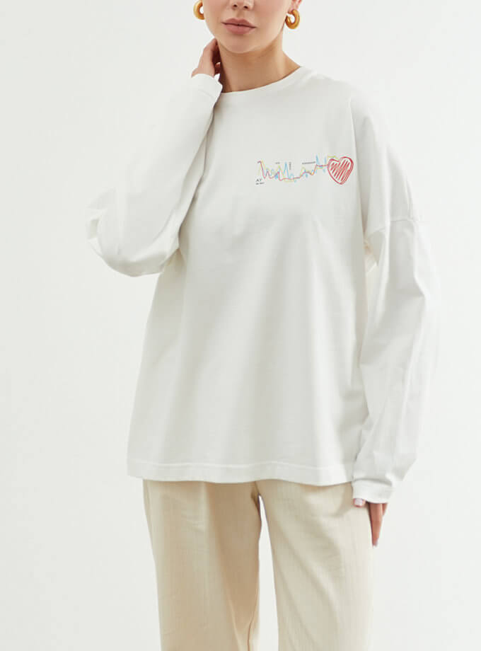 Лонгслів з принтом На Хвилі кохання ANNA YAKOVENKO (AY_3780) - фото 7