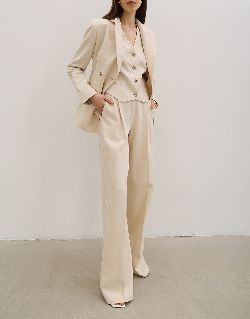 3789-7 Бавовняний жилет ANNA YAKOVENKO (AY_3789) - фото 7