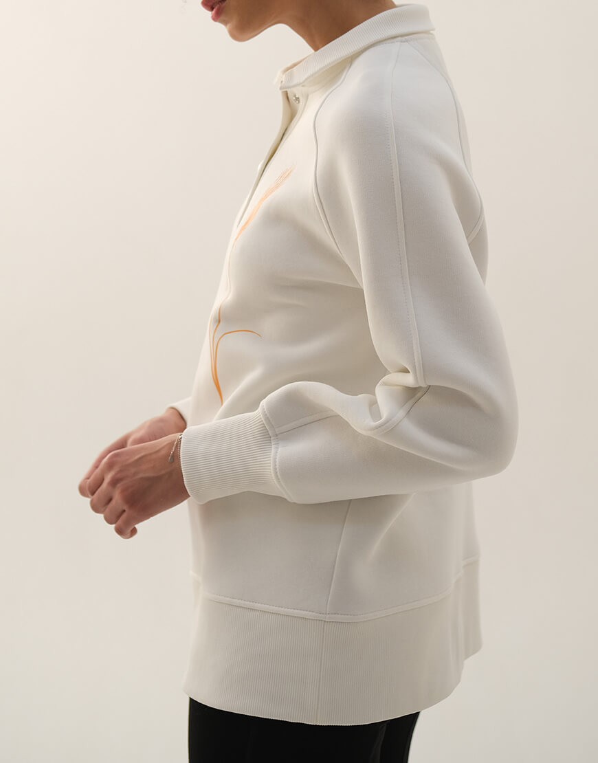 DSCF1574 Худі на кнопках з принтом Колос шампань GANNA PTASHKA (GNPT_SWKolos_SS23_23) - фото 8