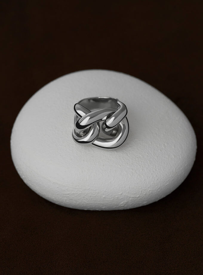 Каблучка Tie в сріблі IVA JEWELRY (IVA_TIS01)