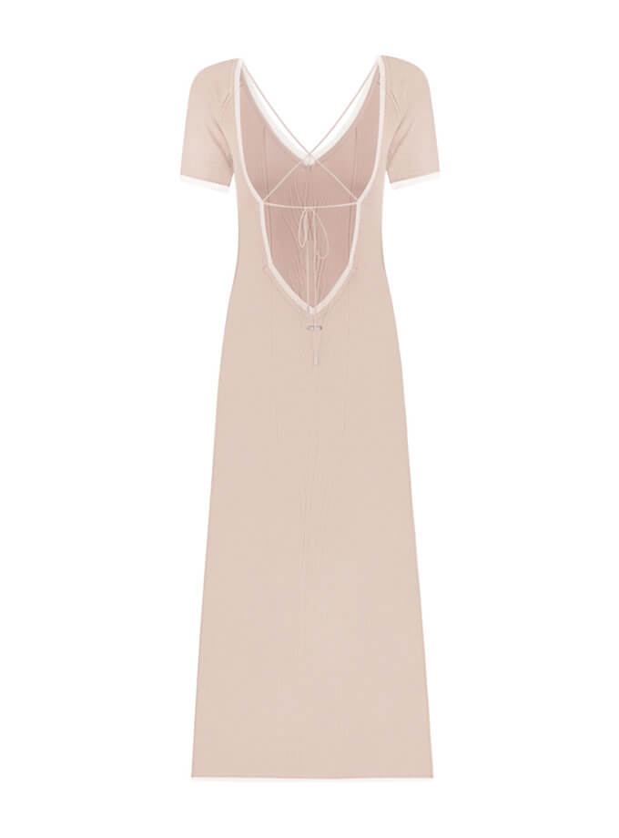 В'язана сукня з Колосом GANNA PTASHKA (GNPT_DKolos_SS23_20)