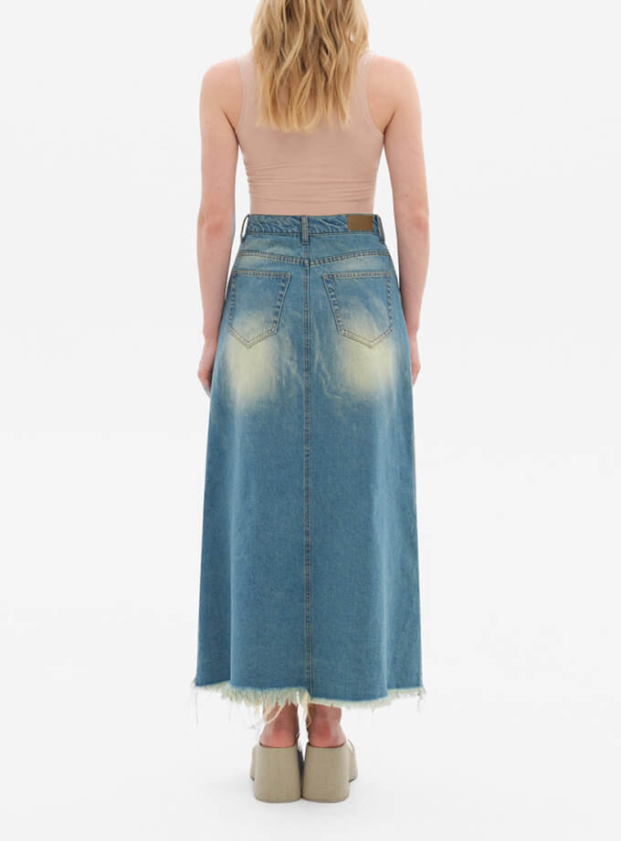 Вінтажна спідниця міді MATCH DENIM (MTCH_SP24-SKIRT-VINTAGE)