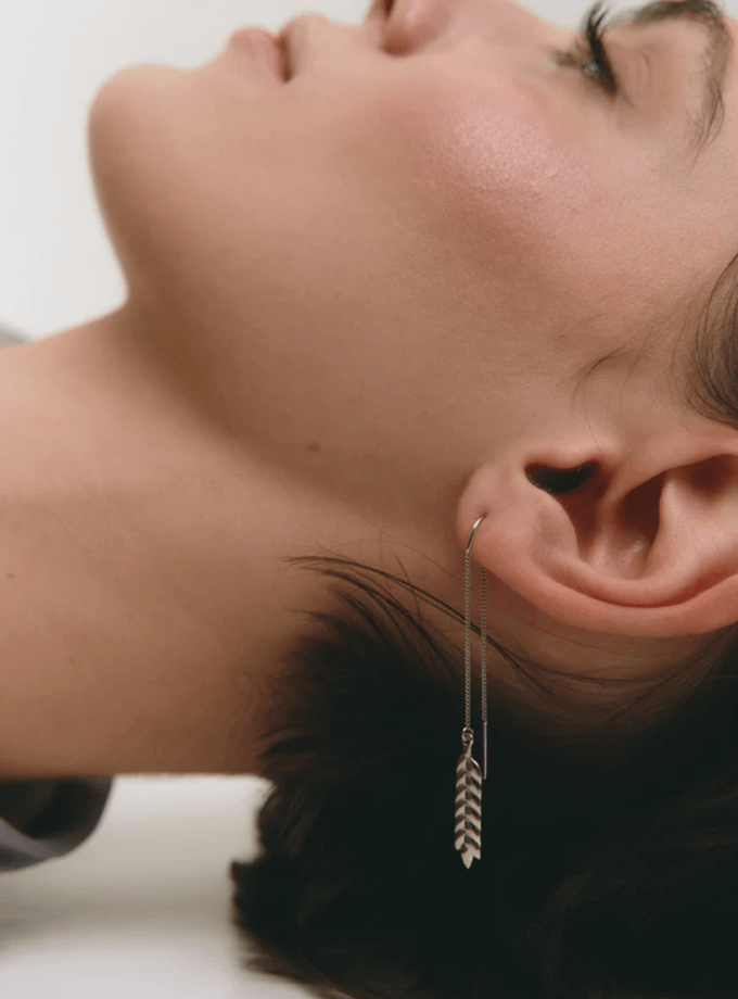 Кульчик Цілунок Сонця соло NI GRAMA DRAMY (NGD_acc-kul-sun-1-rhodium)