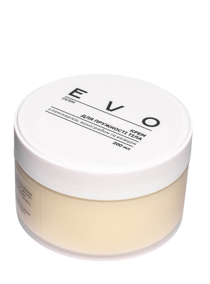 Крем для пружності шкіри тіла з виноградом, ламінарією та ялівцем EVO DERM (EVO_619_633)