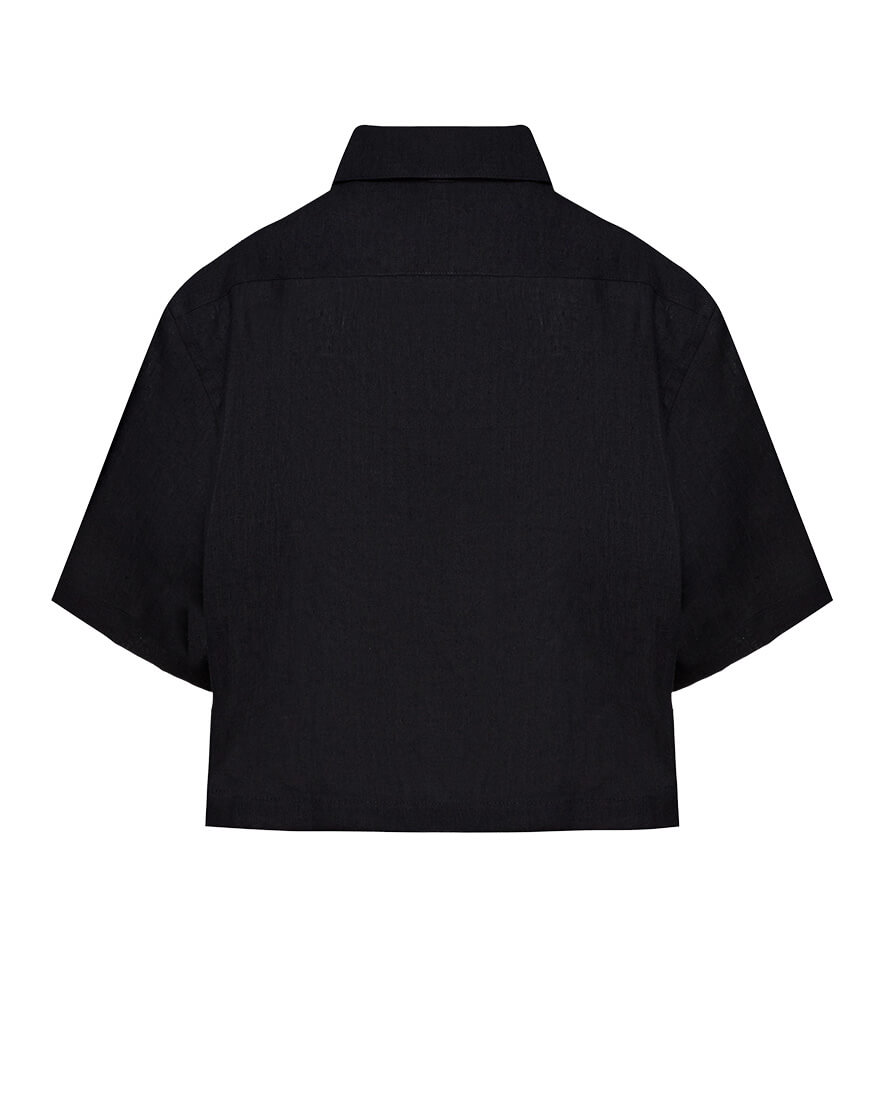CITY BASIC Black Shirt (24-01CB01-BL) back Сорочка Black City Basic FICHI (FCH_24-01CB01-BL) - фото 2