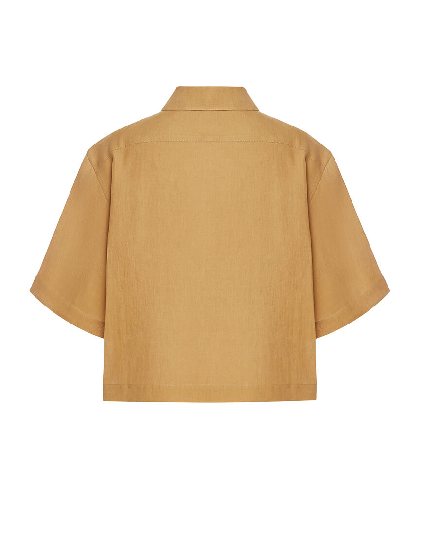 CITY BASIC Caramele Shirt (24-01CB01-CM) back Сорочка Caramel City Basic FICHI (FCH_24-01CB01-CM) - фото 2