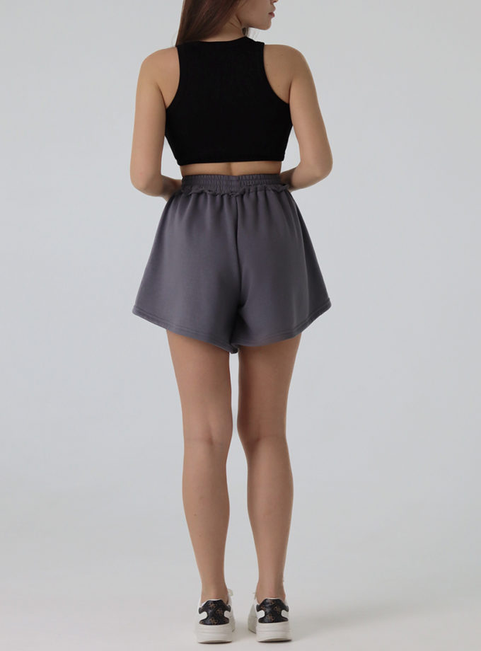 Шорти-кльош сірого кольору MAXAVI (MX_2403-2)