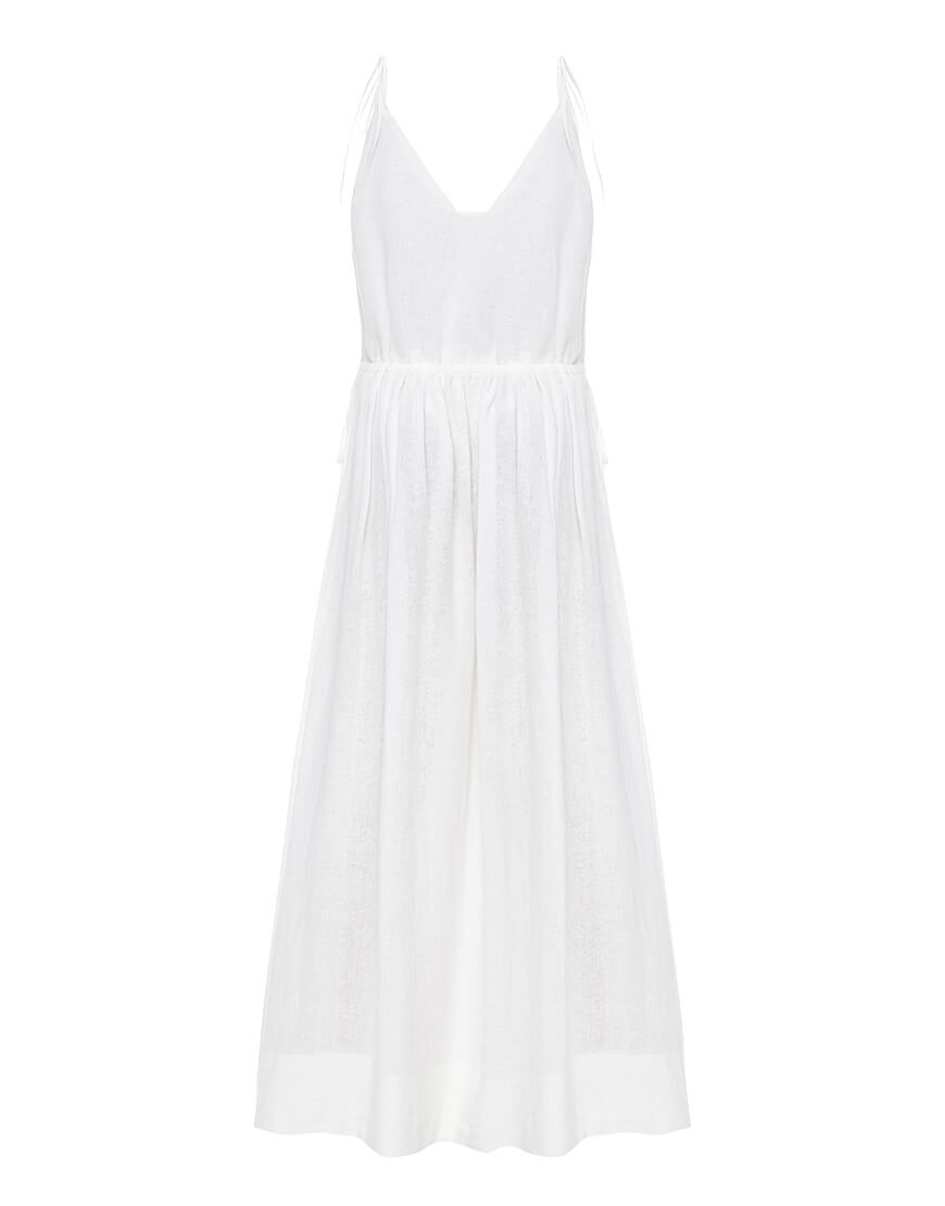 TENDER White Dress (24-12T04-W) back Сукня Tender FICHI (FCH_24-12T04-W) - фото 2