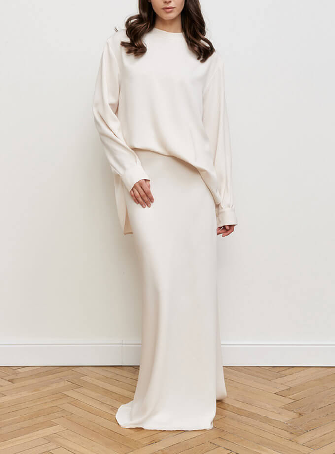 Молочна спідниця максі KOLOSOVA (KLSVSP254)