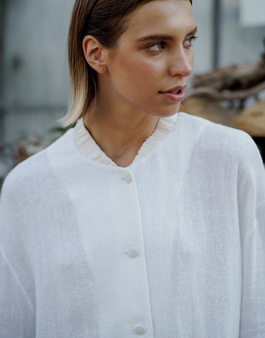 image02 (24-12T06-W).jpg Сорочка-бомбер Tender FICHI (FCH_24-12T06-W) - фото 4