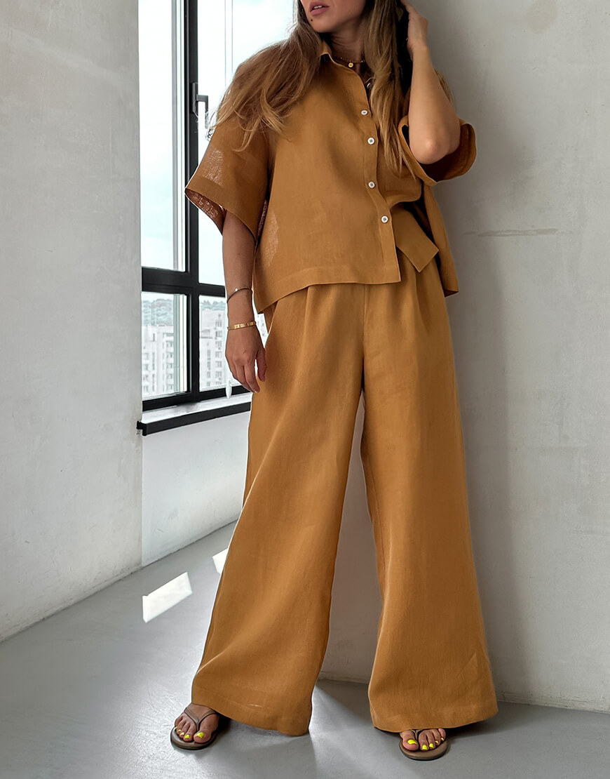 img03 (24-01CB01-CM) Сорочка Caramel City Basic FICHI (FCH_24-01CB01-CM) - фото 4