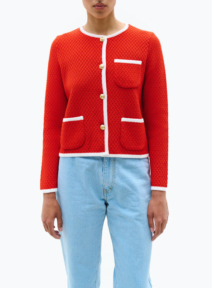 Жакет Eleanor червоний J.D.WOOL (JDW_J.D.2798)