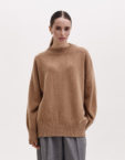 Светр об'ємний з вовни мериноса та кашеміру FIORE BIANCO (FRBC_ovcash_beige)