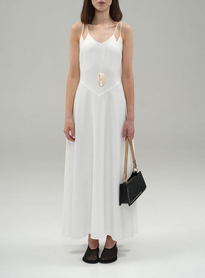 Сарафан максі бавовняний білий TWINSIS CLOTHES (TW_SS 45645)