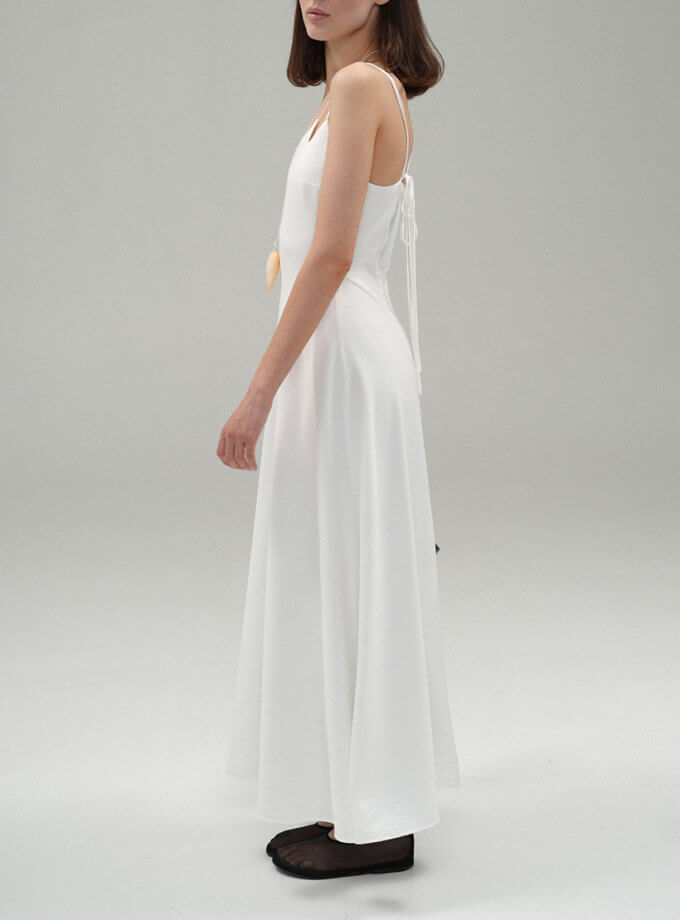 Сарафан максі бавовняний білий TWINSIS CLOTHES (TW_SS 45645)
