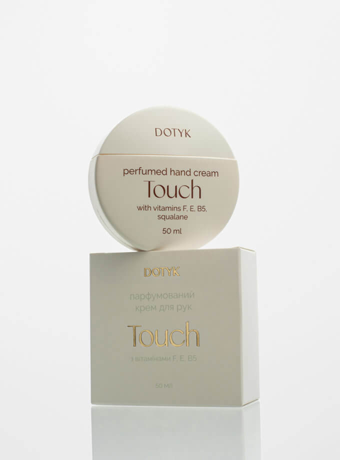 Парфумований крем для рук Touch з вітамінами F, E, B5 DOTYK (DTK_4820263290309)