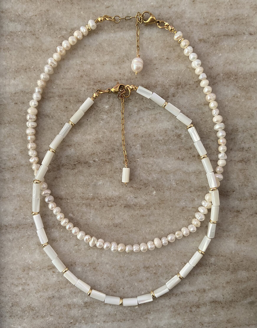 IMG_0626 Чокер Nstone перламутр NSTONE (NST_NS41) - фото 2