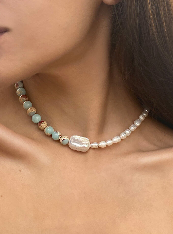 Намисто з камінням шоушан NSTONE (NST_NS37)