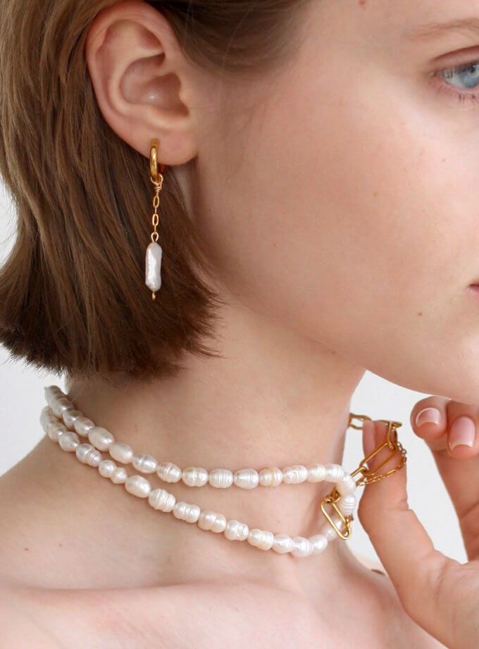 Асиметричні сережки на ланцюжках NSTONE (NST_NS2)