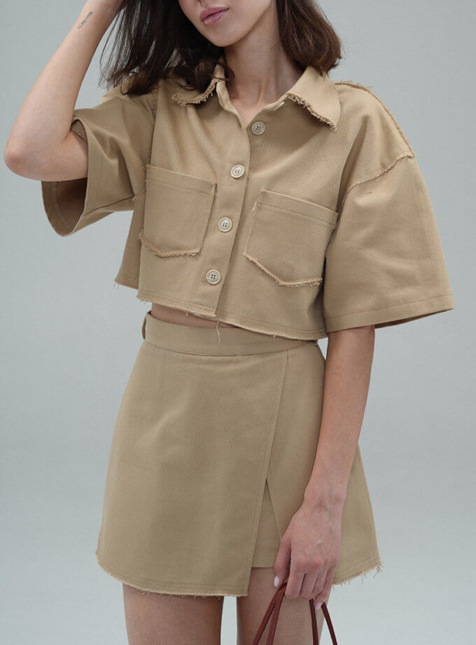 Сорочка вкорочена котонова TWINSIS CLOTHES (TW_SS 33106)