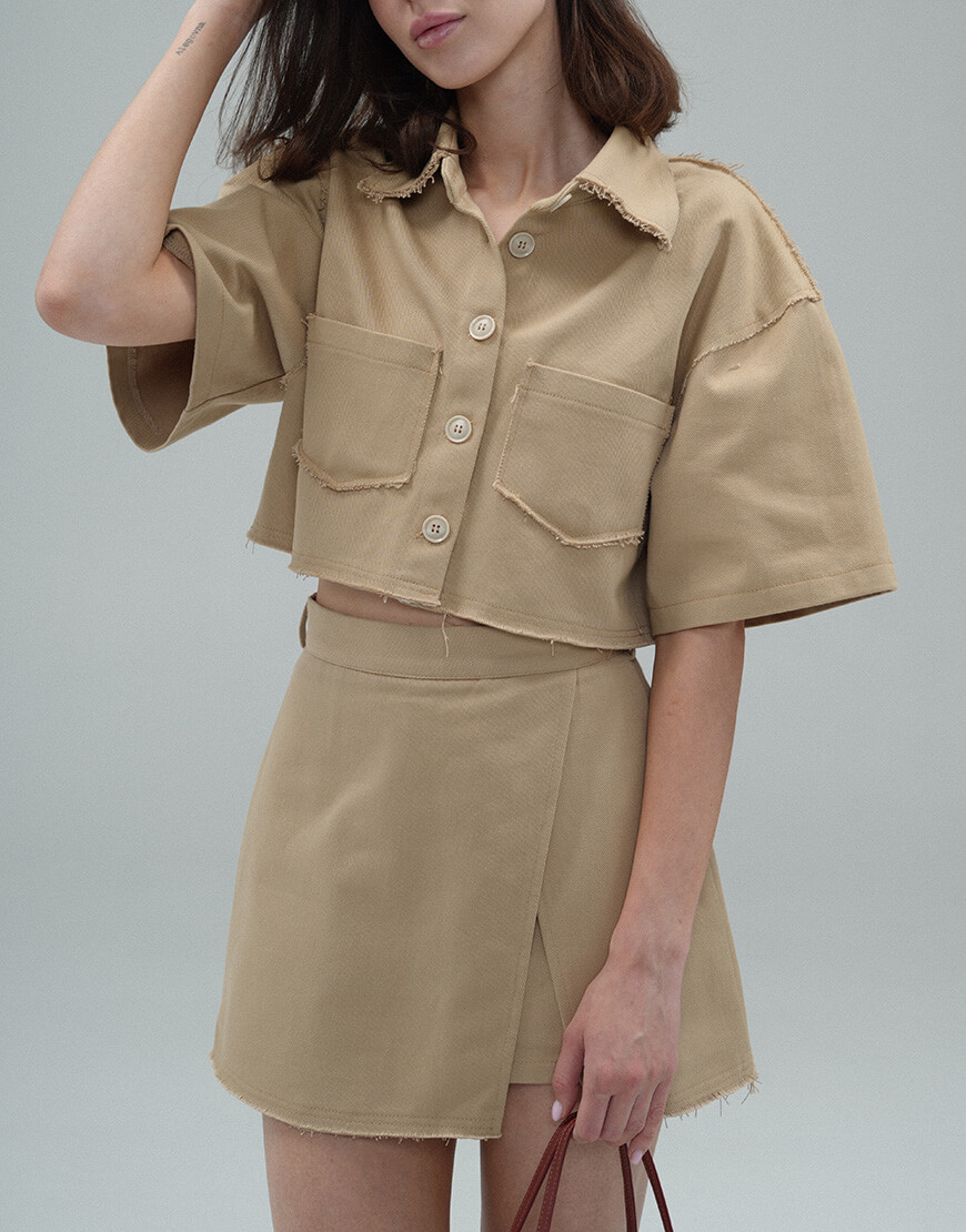 IMG_2594 2 Спідниця-шорти з котону TWINSIS CLOTHES (TW_SS 33105) - фото 4