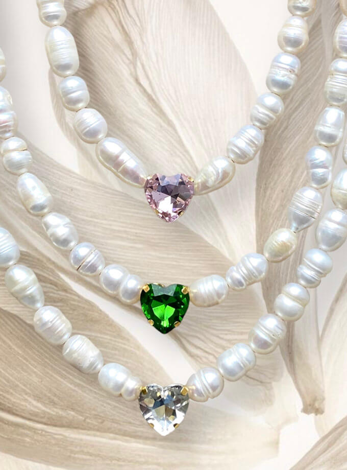 Намисто White heart NSTONE (NST_NS33)