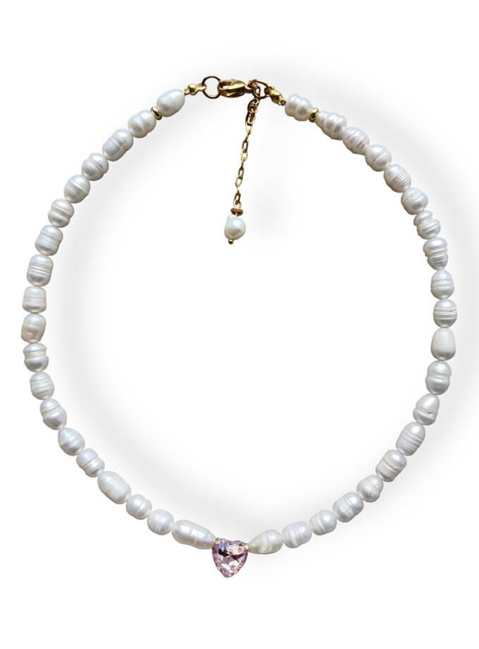 Намисто Pink heart NSTONE (NST_NS31)