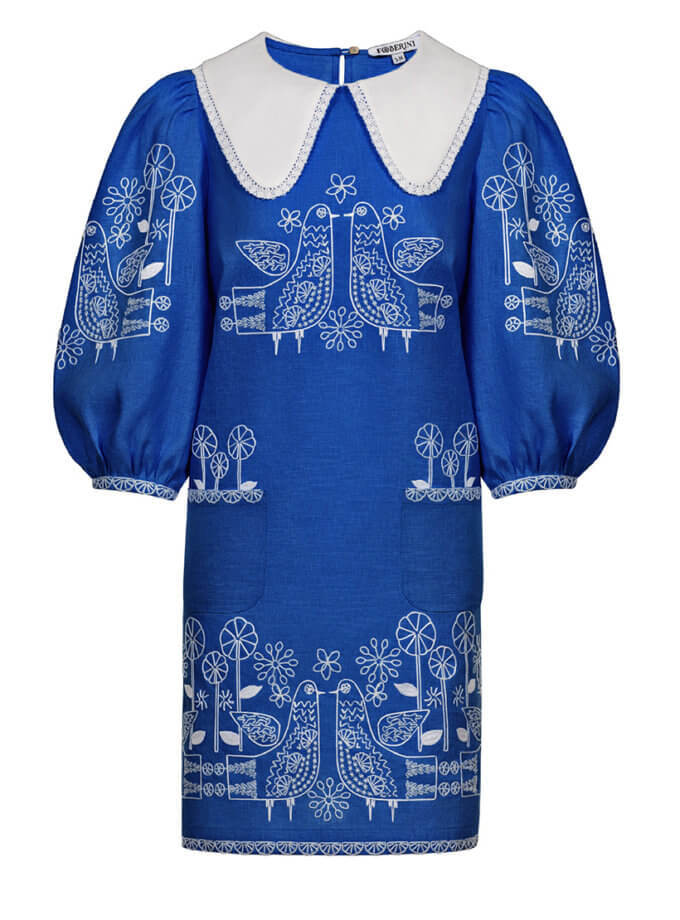 Зозуля синя міні-сукня FOBERINI (FOBERI_SS22015)