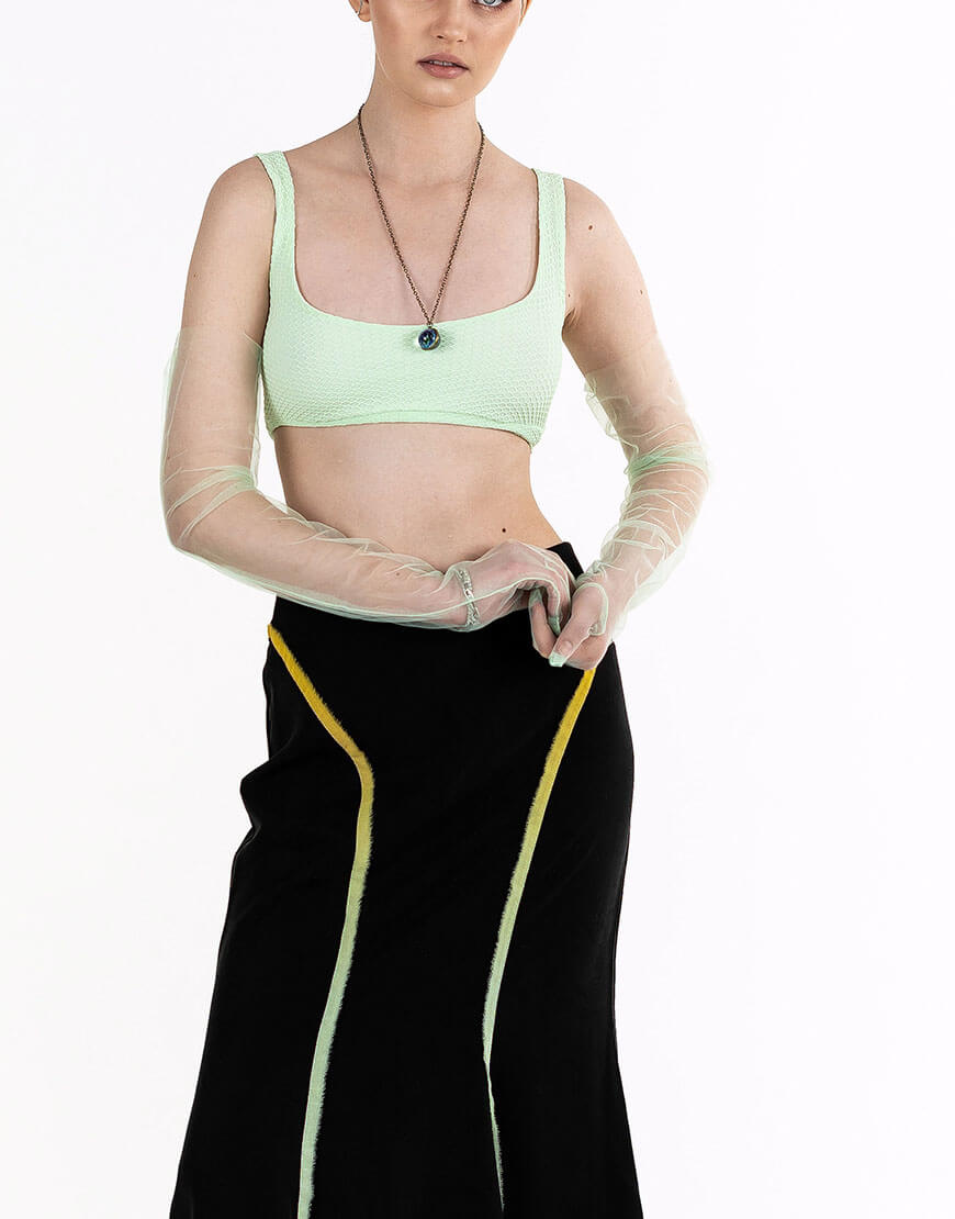 Seven_Eleven_ZDO_162 Топ міні світло-зелений 7/11 SEVEN ELEVEN (SE_SE25Bra_Grn) - фото 3