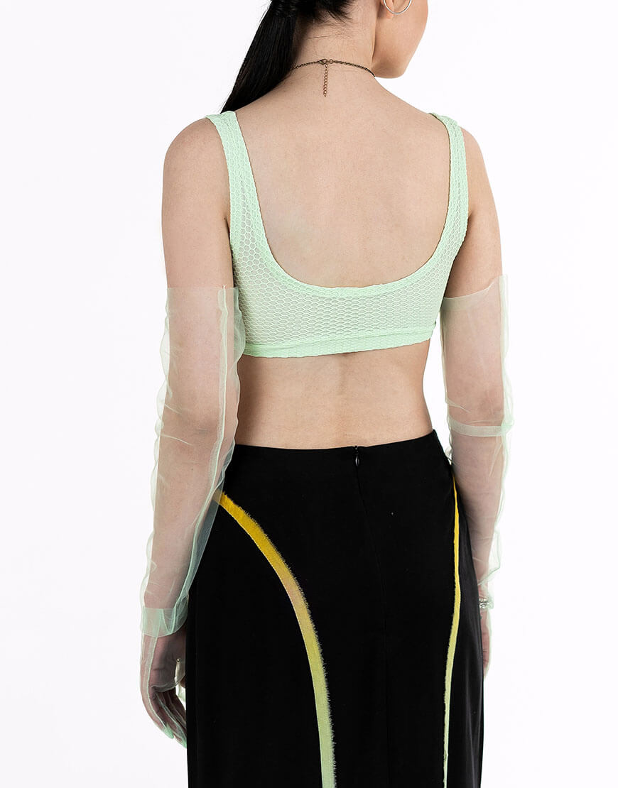 Seven_Eleven_ZDO_166 Топ міні світло-зелений 7/11 SEVEN ELEVEN (SE_SE25Bra_Grn) - фото 4