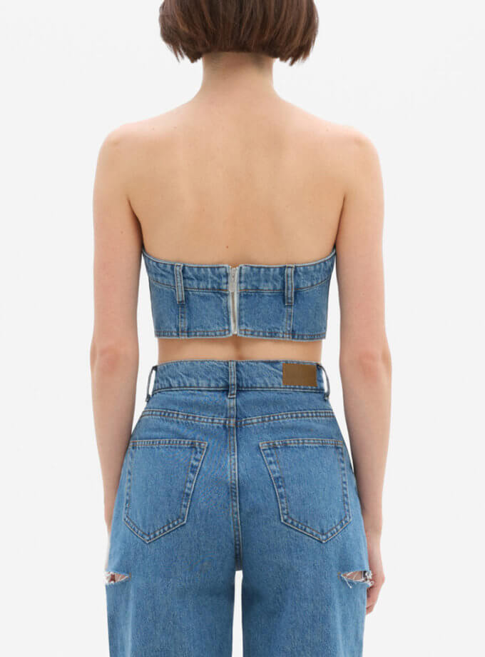 Топ бандо MATCH DENIM (MTCH_SP24-TOP-BLUE)