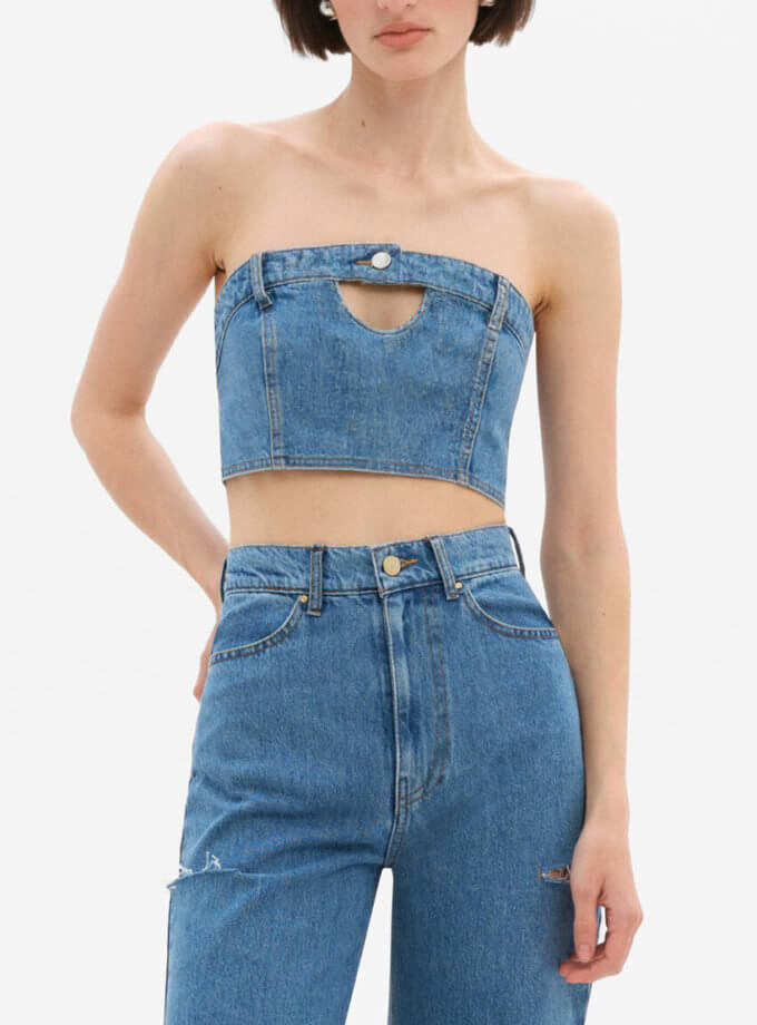 Топ бандо MATCH DENIM (MTCH_SP24-TOP-BLUE)