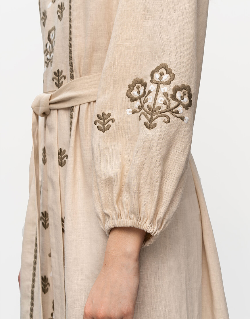 8mYKZz6ggX9t7KC70FgjZM5Igtzl5ZYRiRqbM4e8 Вишита лляна сукня Tranoy ETNODIM (ETN_Tranoy) - фото 7