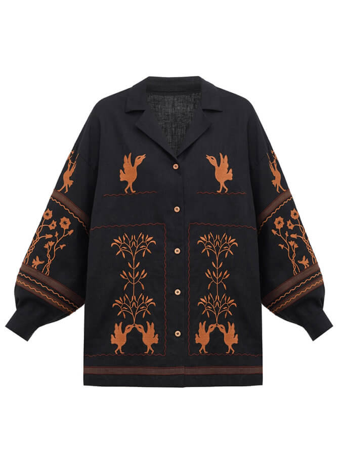 Жіноча вишиванка присвячена Сковороді Bayka ETNODIM (ETN_Bayka)