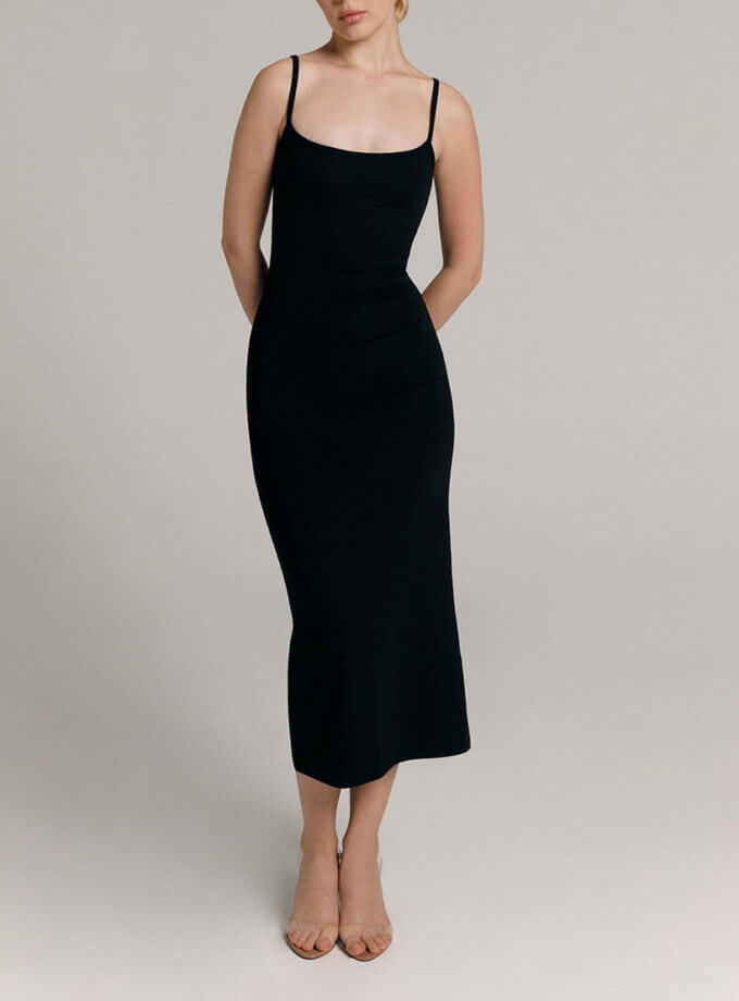 Сукня Soft Lounge у чорному кольорі ATTIE (ATT_DRBL03)