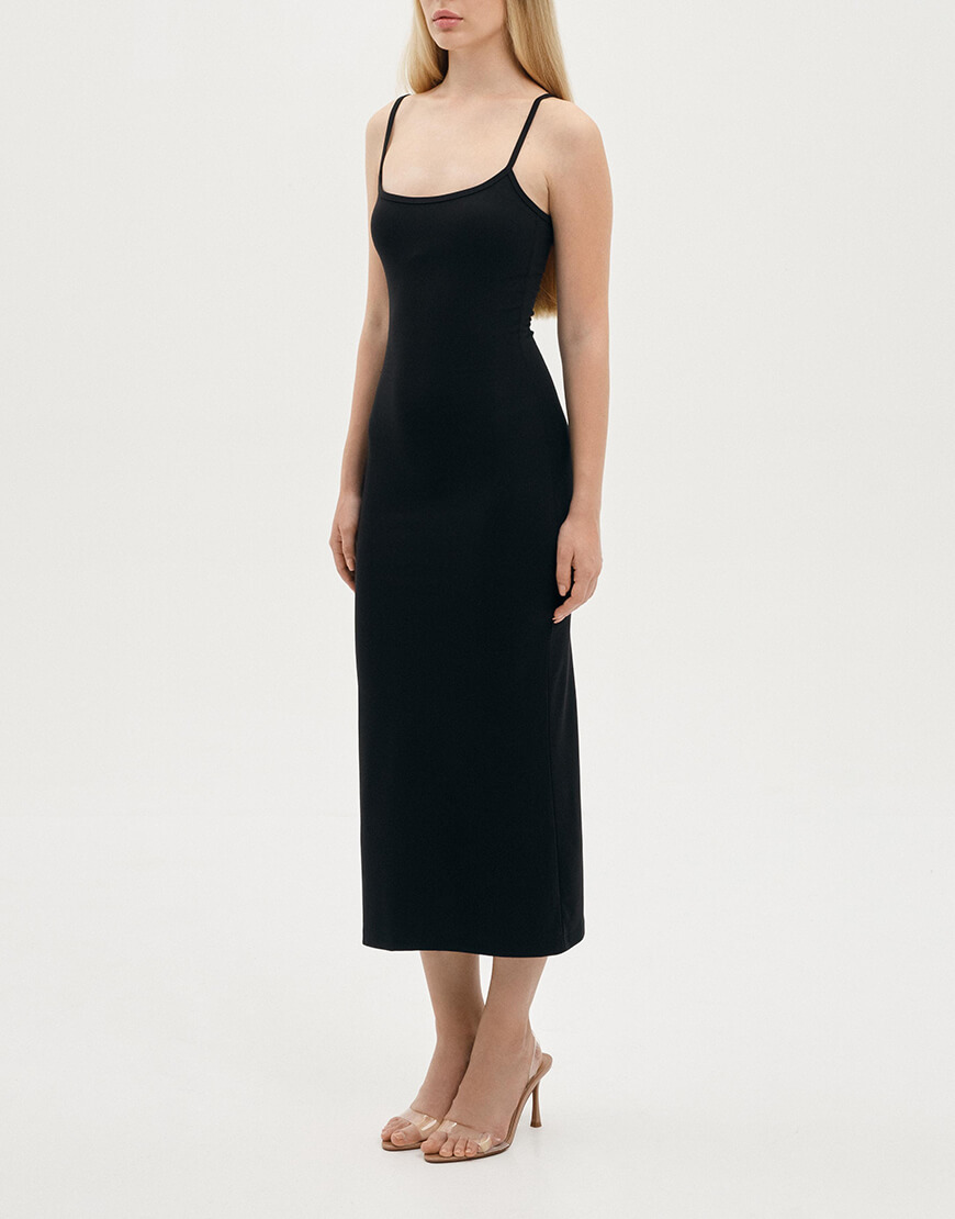 IMG_1194 Сукня Soft Lounge у чорному кольорі ATTIE (ATT_DRBL03) - фото 3