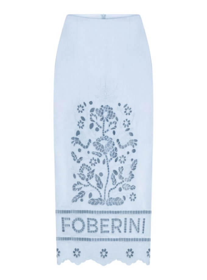 Дерево життя foberini блакитна спідниця FOBERINI (FOBERI_SS24007XS)