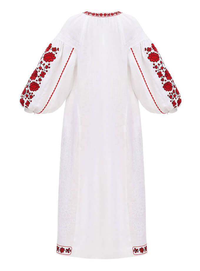 Довга вишита сукня Середньою Наддніпрянщини Myrhorodska ETNODIM (ETN_Myrhorodska)