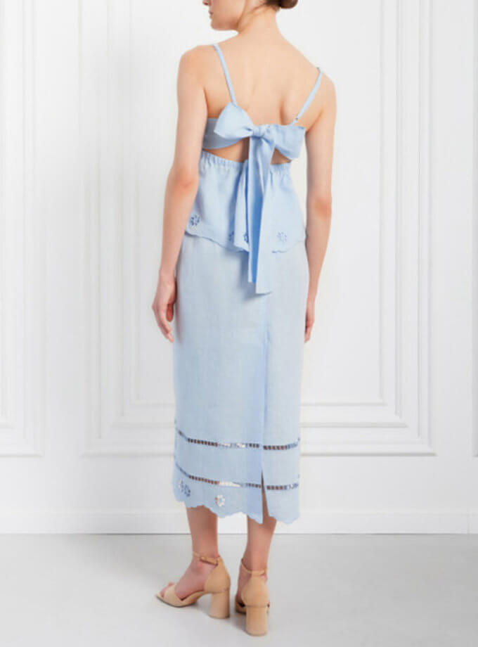 Дерево життя foberini блакитна спідниця FOBERINI (FOBERI_SS24007XS)