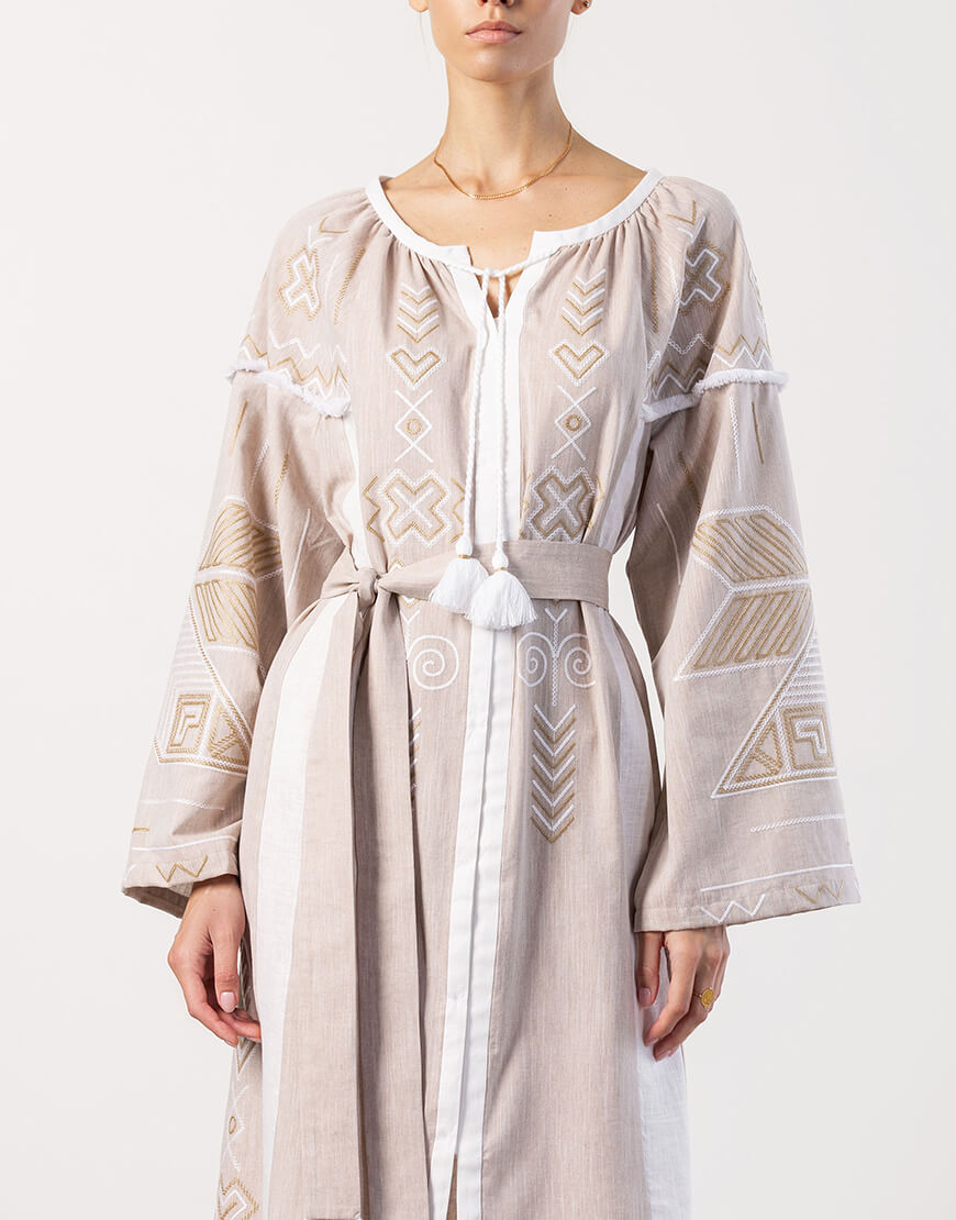 qEqd5ZjKiq7lwgPGxoqEuPIfzKLS9BZs7M5GGYjY Вишита сукня ніжно бежевого кольору Zozulya ETNODIM (ETN_Zozulya) - фото 6