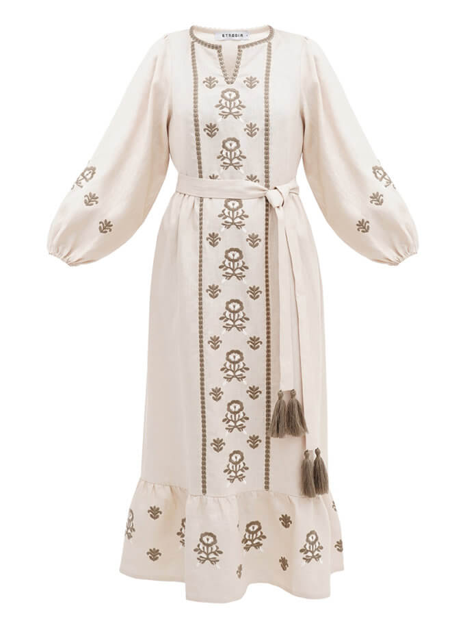 Вишита лляна сукня Tranoy ETNODIM (ETN_Tranoy)