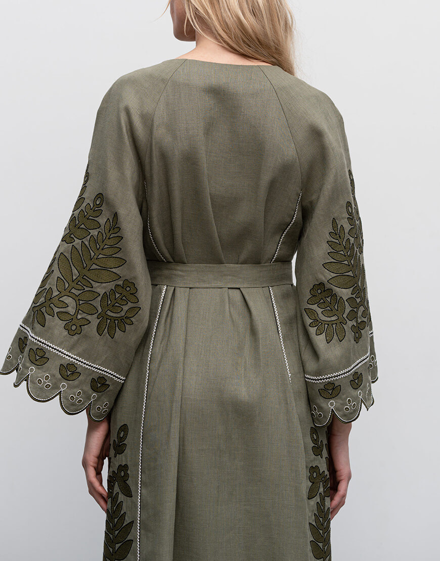 yGSBfxKDmeg8n7d0KylueGImBnntEMKFgr2YIb8W Лляна вишита сукня на ґудзиках Smereka ETNODIM (ETN_Smereka) - фото 8