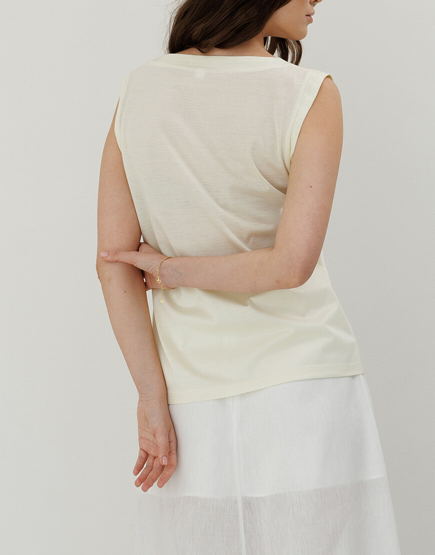 0S7A0632 Топ вершковий SANVY (SNV_SANTOP_YE_3) - фото 4