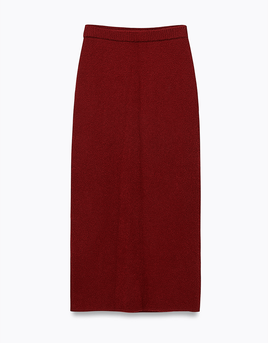 12 В'язана малинова спідниця IAM (IAM_KNT/RSPB/SKI) - фото 2