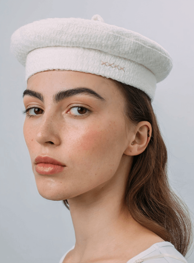 Твідовий берет Ratatouille 08 Chanel білий FURT (FR_RTT08-WT-CHN-X)