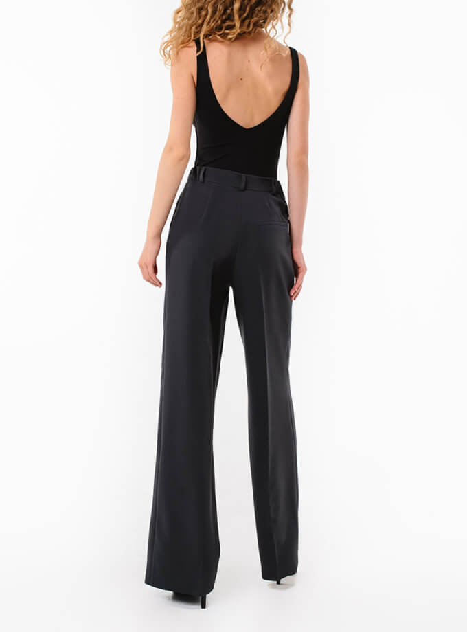 Штани палаццо графітовві MAGNETIC (MGN_1776GY)