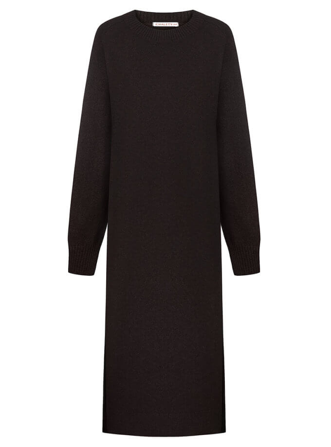 Сукня з вовни коричнева CHALETY (CHLT_Lyon_Dress_ Bruno)
