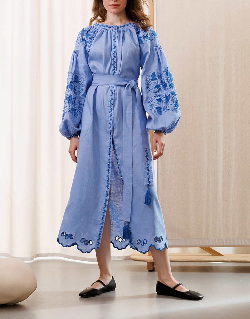 IMG_0487 Сукня-вишиванка Літіція EMBROIDERED GEM (EMBR_0524\10) - фото 2