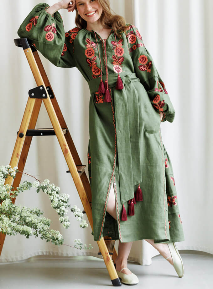 Сукня-вишиванка Заріна EMBROIDERED GEM (EMBR_0524\14)